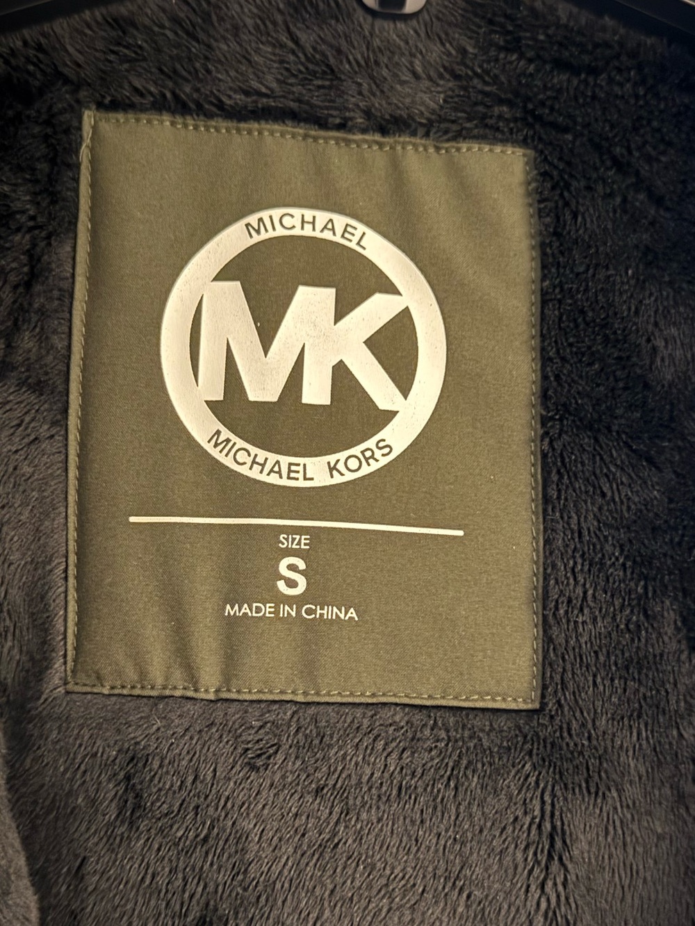 Michael Kors Olive Green Hooded Trench Coat - Picture 4 of 8